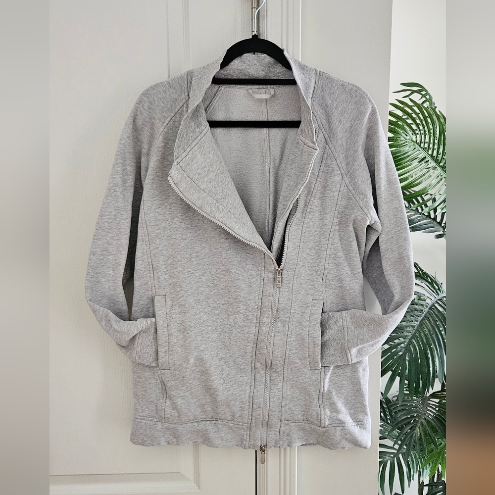 Lululemon Gray Zip-Up Sweater Jacket